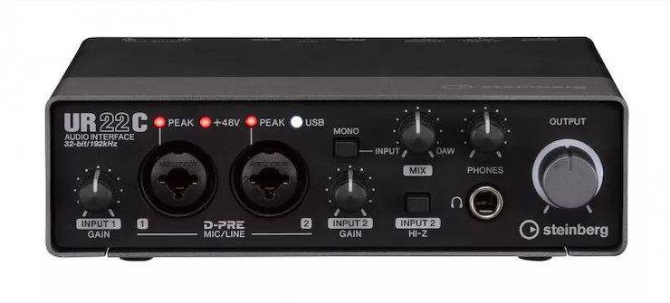 升級 USB-C 和 32/192:Steinberg 發(fā)布 UR22C、UR44C 和 UR816C 音頻接口