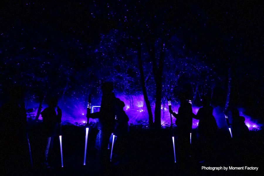 案例|雅馬哈為壯觀的Kamuy Lumina魔法夜行旅游項目提供配樂設備